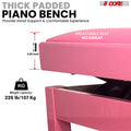 5 Core réglable banc de piano épaisseur 3,25" Clavier en bois massif Tabouret