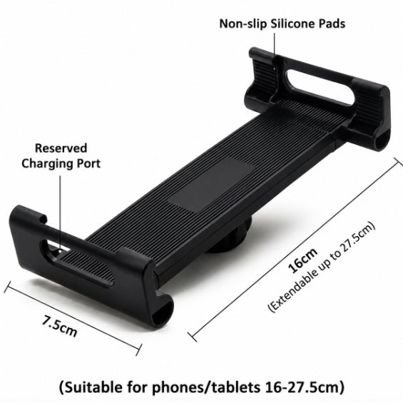 Support de téléphone de tablette large Clip pliable Stand
