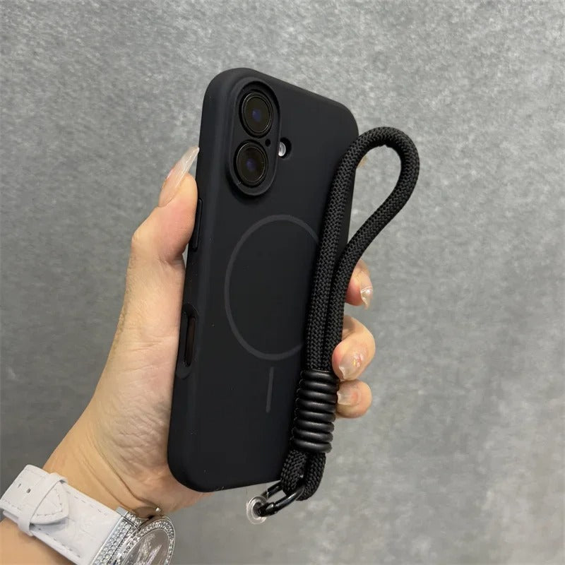 Boîtier de téléphone à aspiration magnétique en silicone