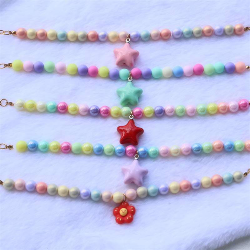 Collier pour animaux de compagnie de couleur mode