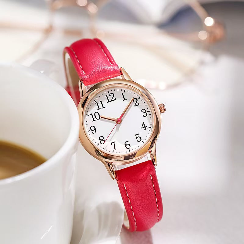 Montre Quartz de mode numérique simple