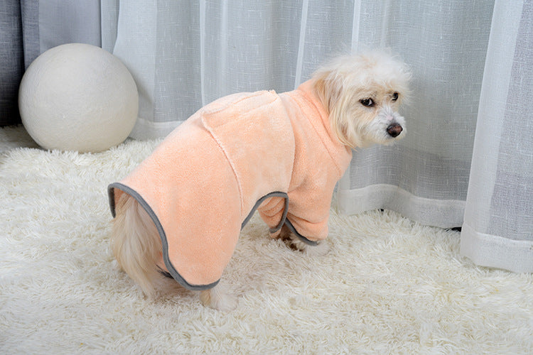 Sèche-linge rapide Serviette de bain absorbante chien peignoir Serviette de bain de chien pour chiens chats microfibre