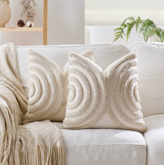 Couvercle d'oreiller à lancer Moderne Coussin d'oreiller haut de gamme léger et luxueux