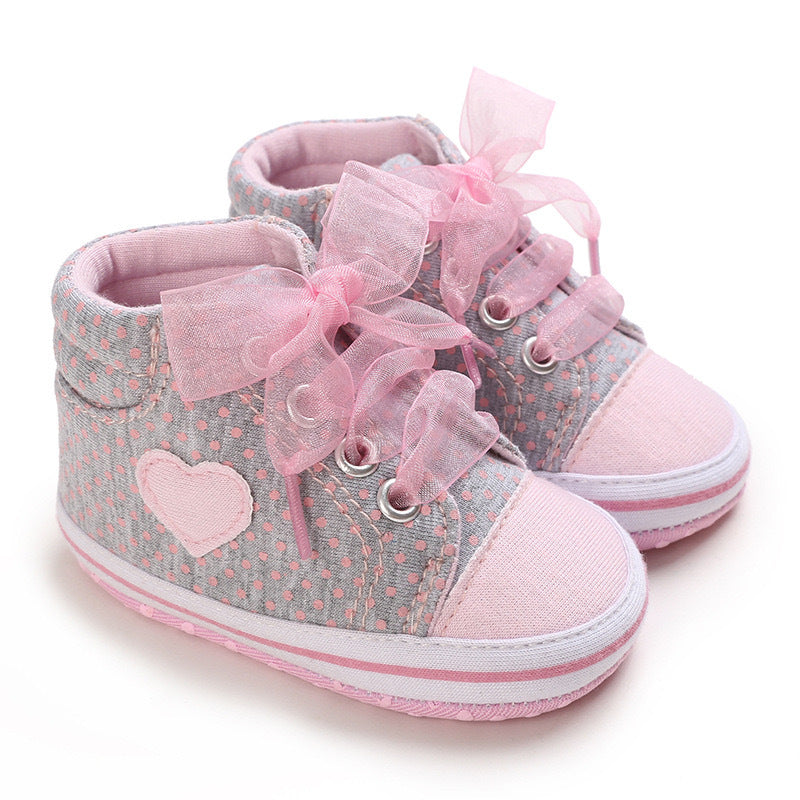 Dentelle Bow Love Chaussures pour tout-match