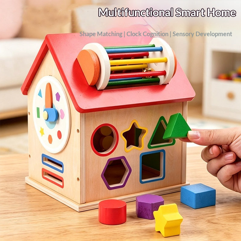 Jouet pédagogique en bois pour la petite enfance