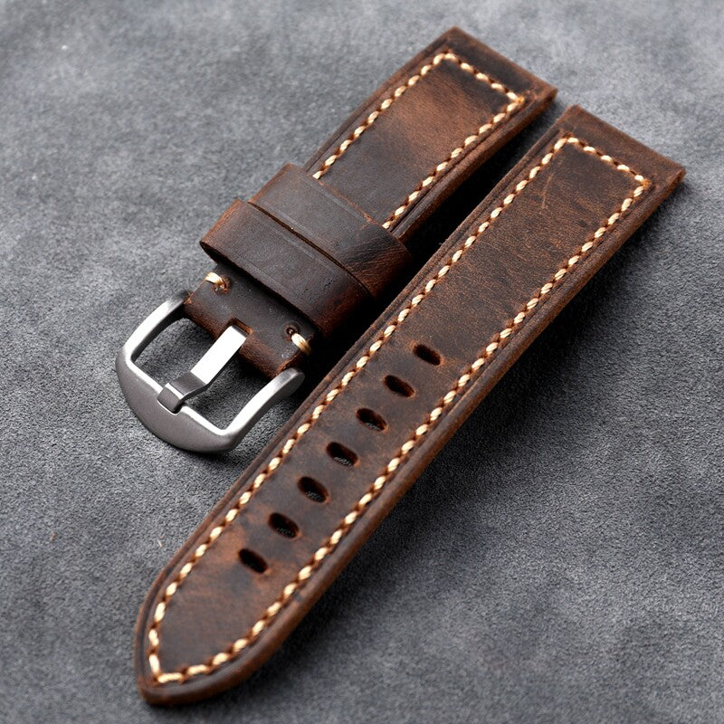 Handcrafted Italian cowhide leather