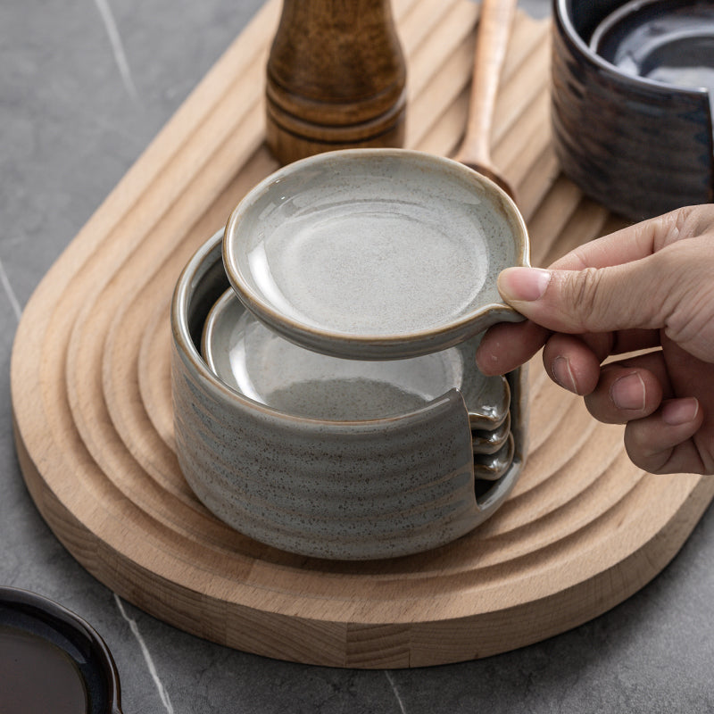 Assiette de sauce créative en céramique japonaise