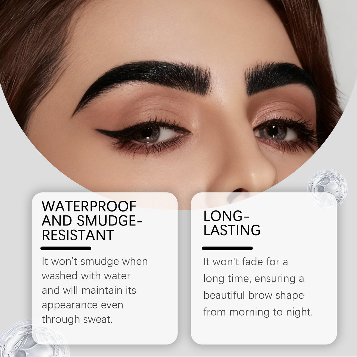 Crayon à sourcils bi-long terme, renforçant les couleurs