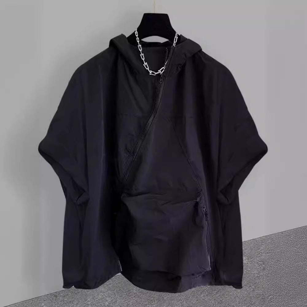 T-shirt à manches courtes à capuche design pour homme