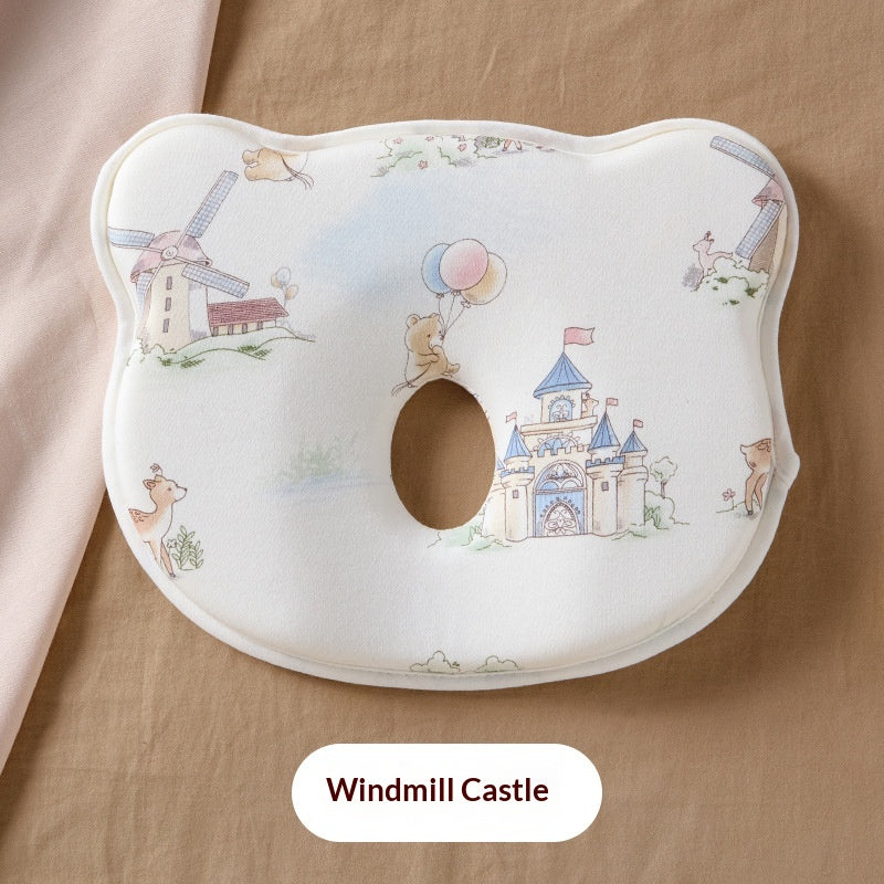 Oreiller en silicone pour prévenir la tête plate chez les bébés