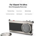 Cas de caméra en métal Xiaomi Rétro Cas de téléphone de photographie classique