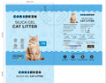 Litter chat indicateur de silicone