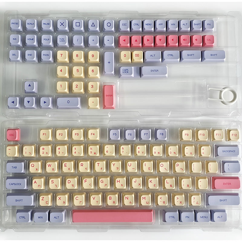 Cute Custom Cotton Candy Keycaps