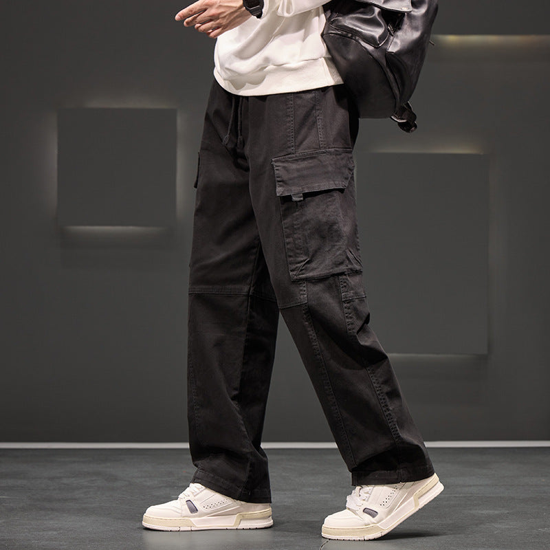 En automne et en hiver, les pantalons de fret surdimensionnés