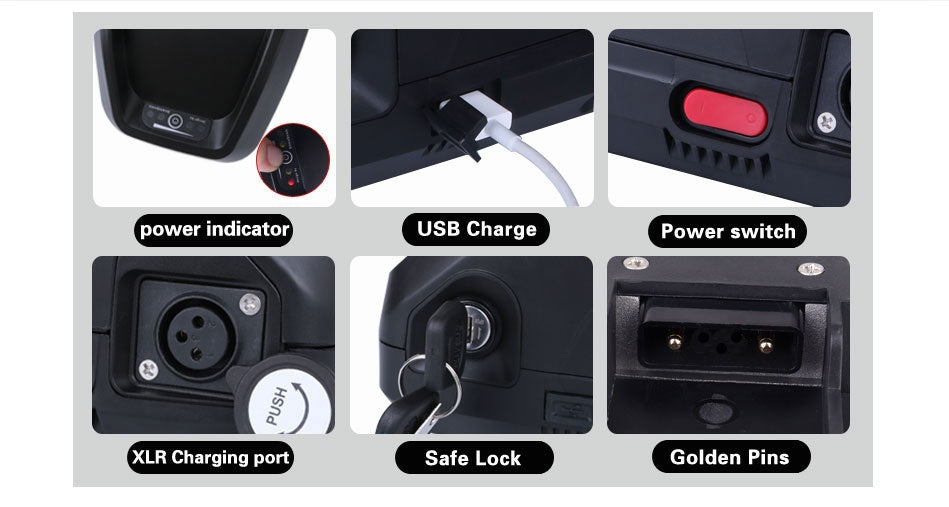 Batterie électrique Lithium de vélo