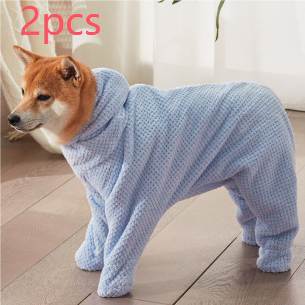 Serviette absorbante pour animaux épaississants et sèche-linge rapide