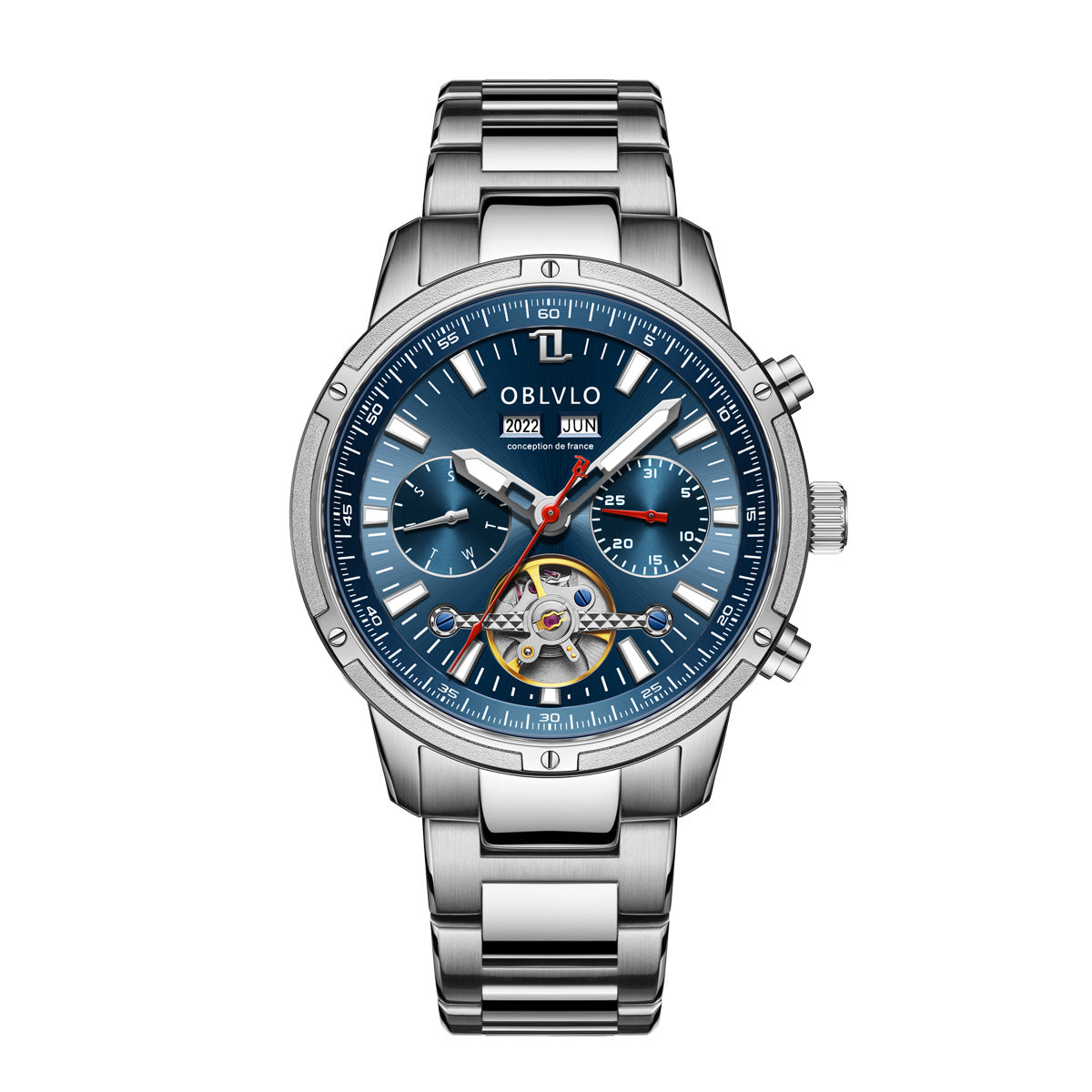 Montre de mode multifonctionnelle pour hommes