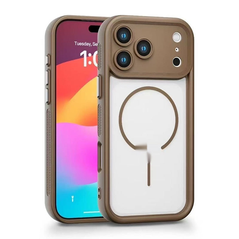 Convient pour 17 cas de téléphone gelé magnétique peau absorbante housse souple