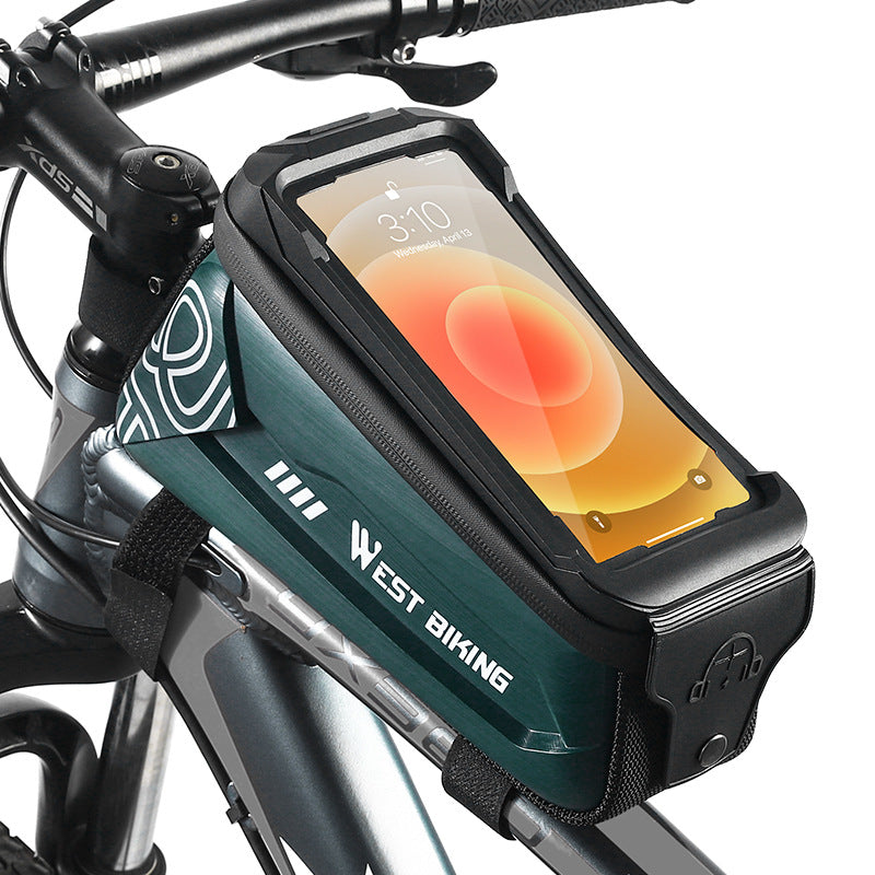 Sac avant en coque dure de grande capacité pour faisceau avant de vélo