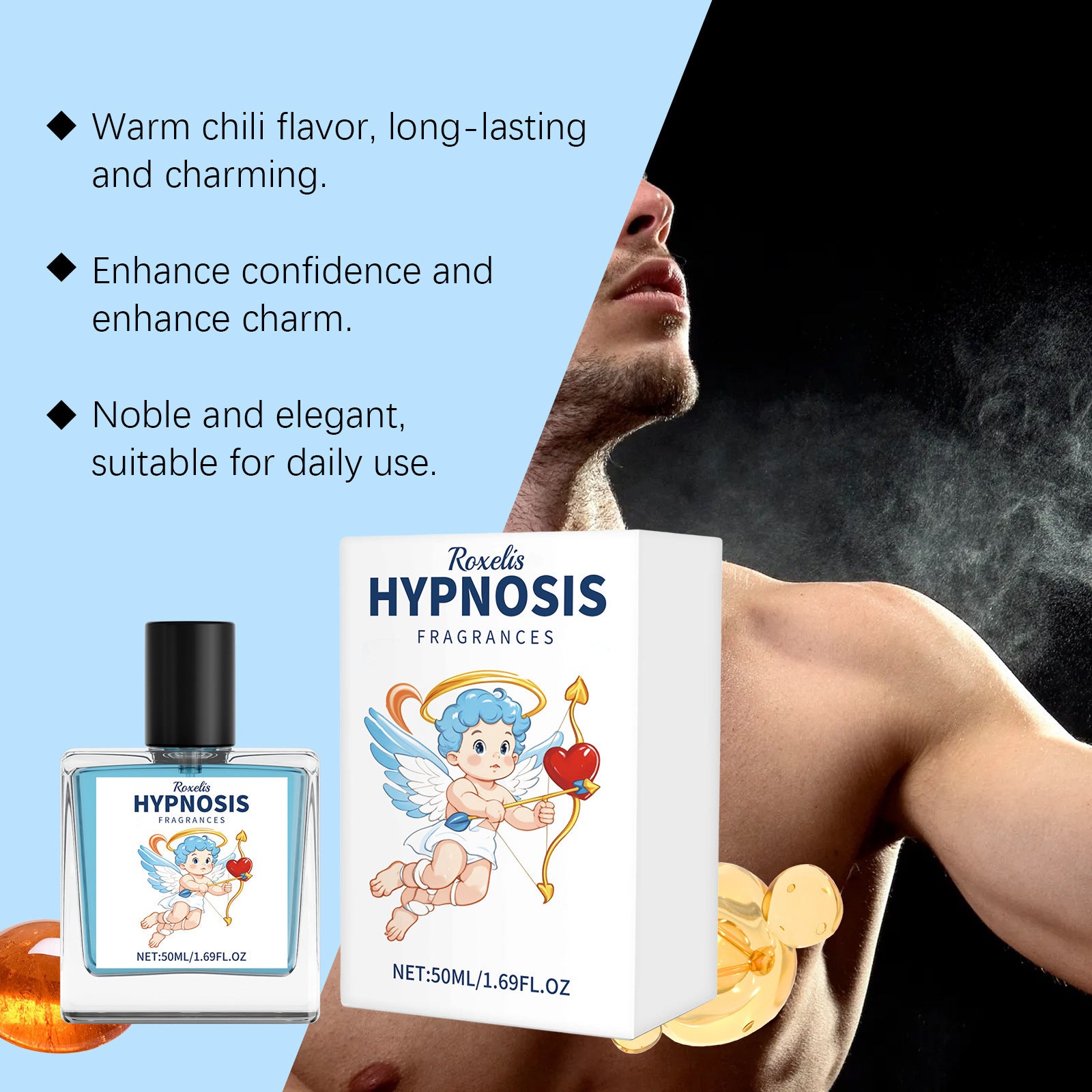 Mens Phéromone parfume un parfum fruité pour les hommes