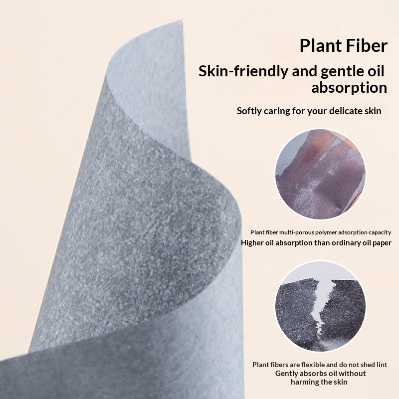 Feuilles portables absorbant l'huile avec puff en poudre intégré et Mirrorperfect pour peau huileuse