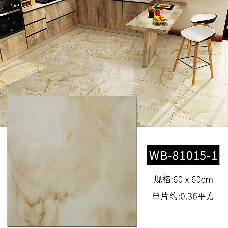 Marble résistant à l'usure Installation simple autocollante Installation rapide Nettoyage facile F