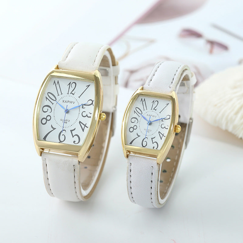 Fashion Square Ceinture Montre pour les filles