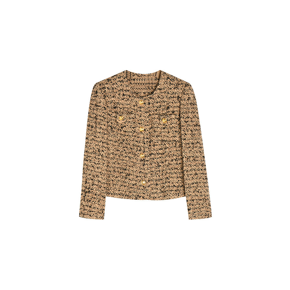 Veste retro en laine de style Chanel pour femmes