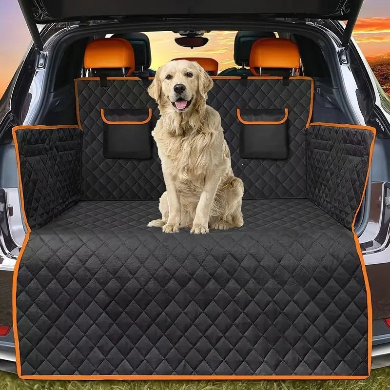 Grand tapis d'animal imperméable et résistant aux taches pour les coffres de voiture