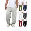 Pantalons de piste lisses pour hommes