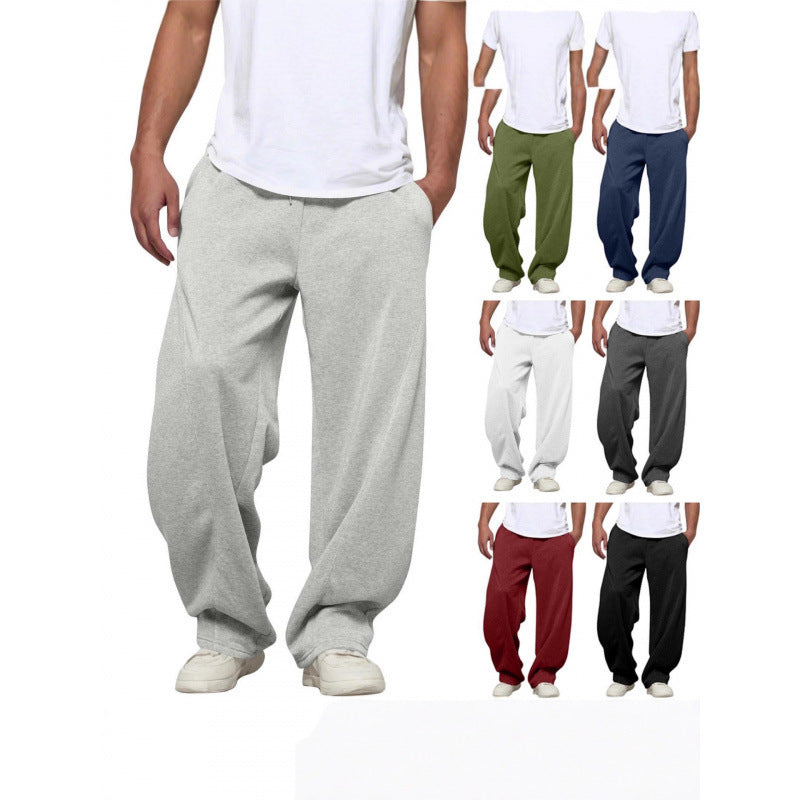 Pantalons de piste lisses pour hommes