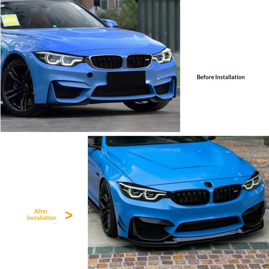 Modification de lèvre avant pour BMW Série 3 Série 4 BMW M3 F80F81 M4 F82F83