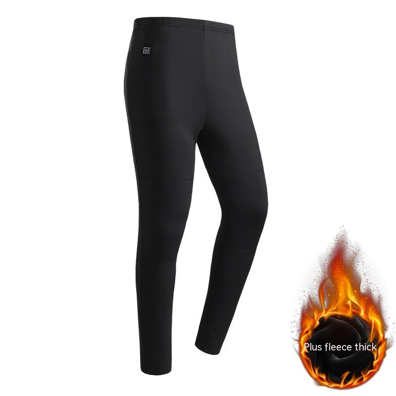 Long Johns USB chauffage épais de protection contre le froid