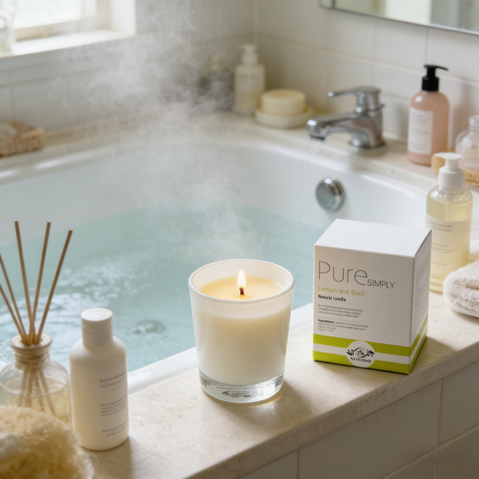 Bougie parfumée à la cire de soja
