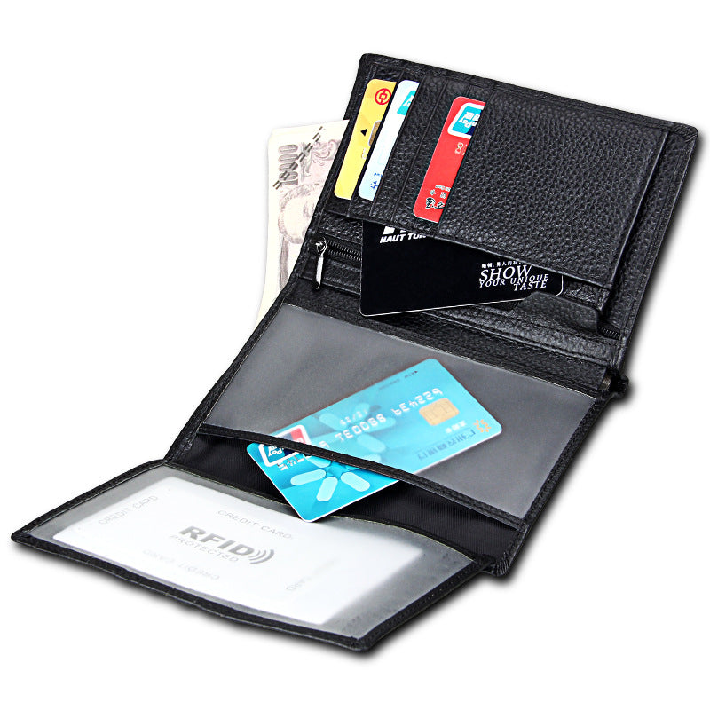 Porte-passeport pour hommes de longue durée antivol
