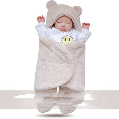 Bébé tenir le nouveau-né épaississant Wrap Swadle sac de couchage