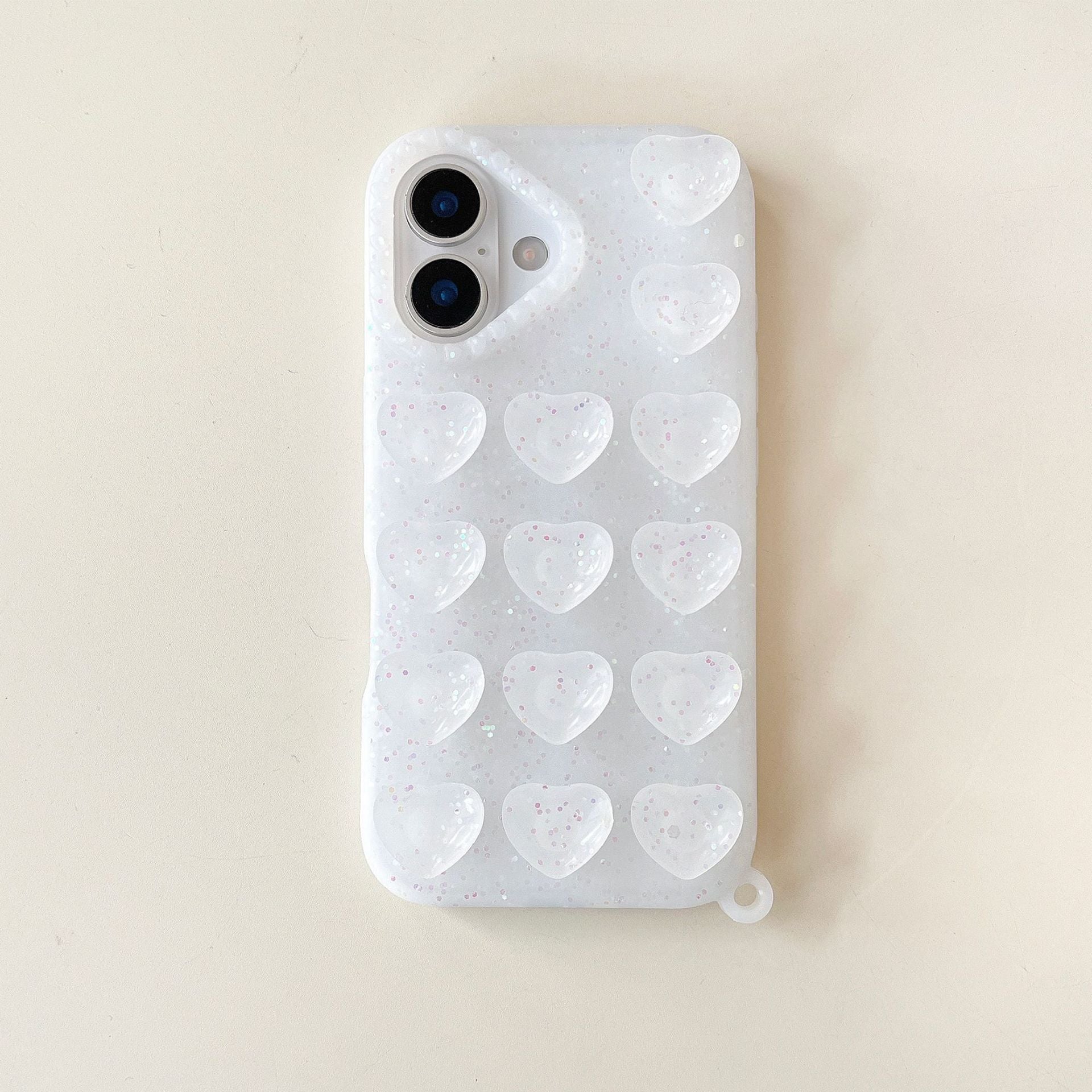 L'amour-thème Glitter Suction Cup cas téléphone approprié pour