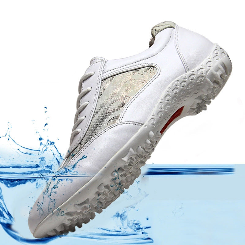Sneakers antidérapants respirants en cuir casual léger pour femmes