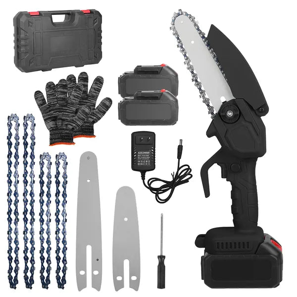 Mini Chainsaw électrique Portable Cordless Petite Chaîne Saw Batterie alimentée