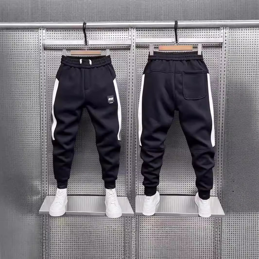 Pantalons de jogging occasionnels avec des cuffsversatile élastiques et en pente