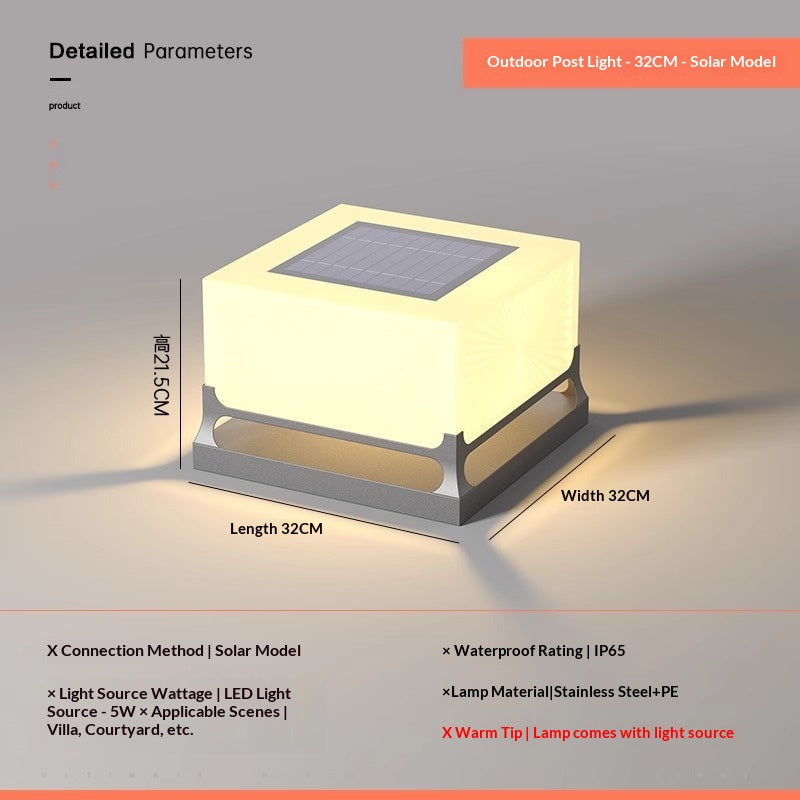 Villa Pilier Solar Light for Fences