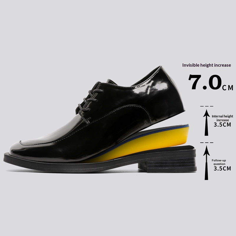 Chaussures d'ascenseur pour hommes en style britannique