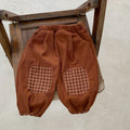 Bébé Corduroy Check Pattren Pantalons All-match