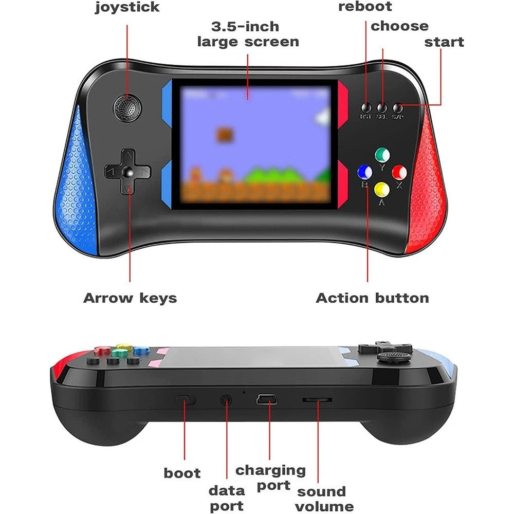 3.5' 500 Jeux Classiques Handheld Retro Video Jeu Console Player Pour Enfants Adultes