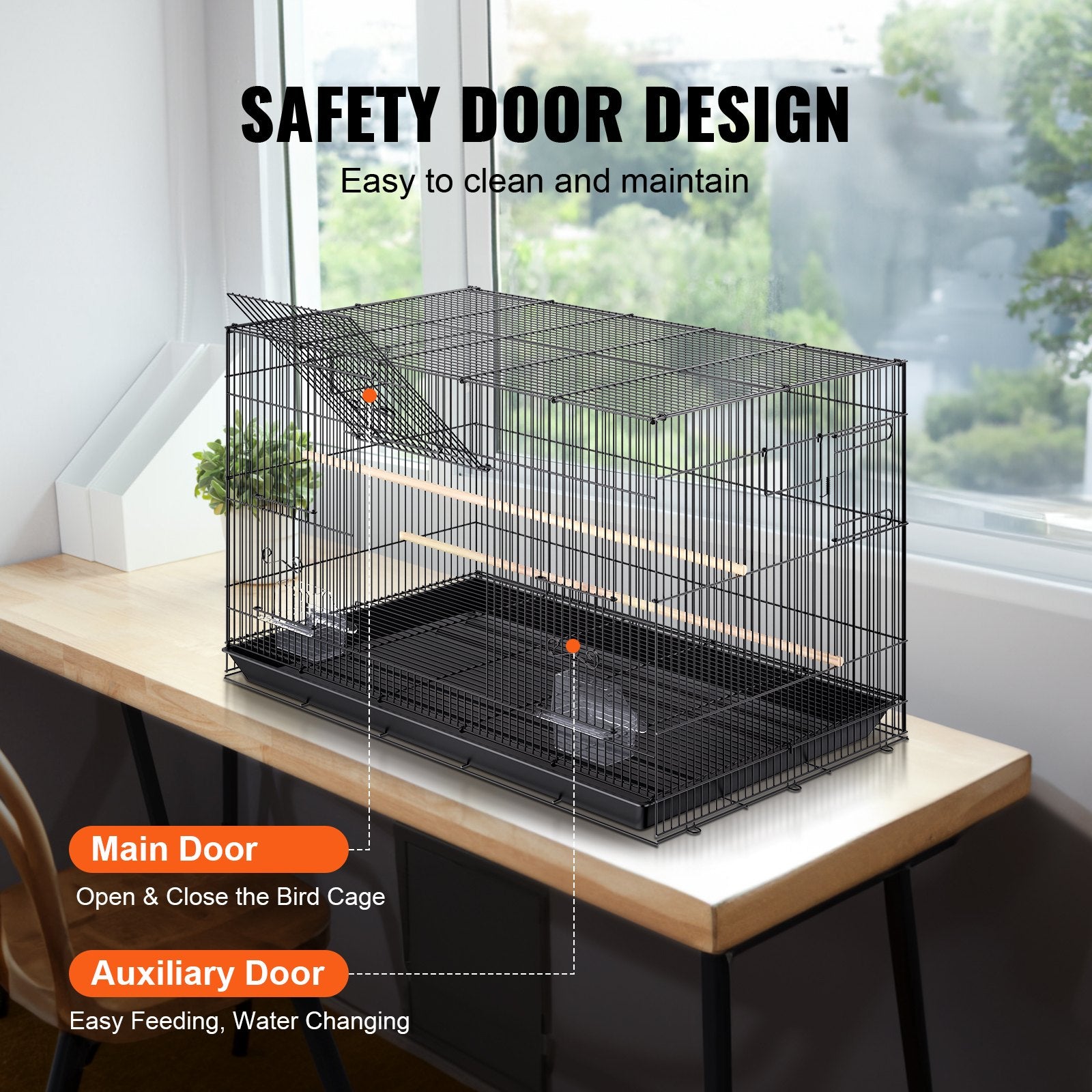Cage d'oiseaux de 30 pouces