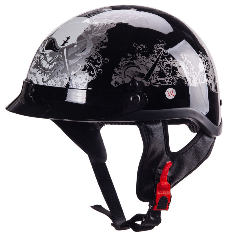 Casque de moto électrique en plastique