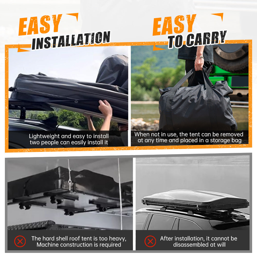 Tente gonflable amphibie portable pour camping pliable Toit hors route Top Tente flottante Te