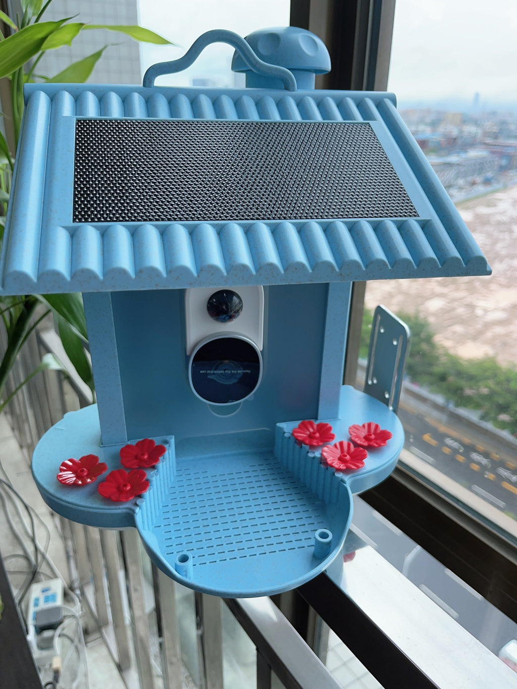 Alimentation intelligente 160 degrés large angle AI identifier les oiseaux