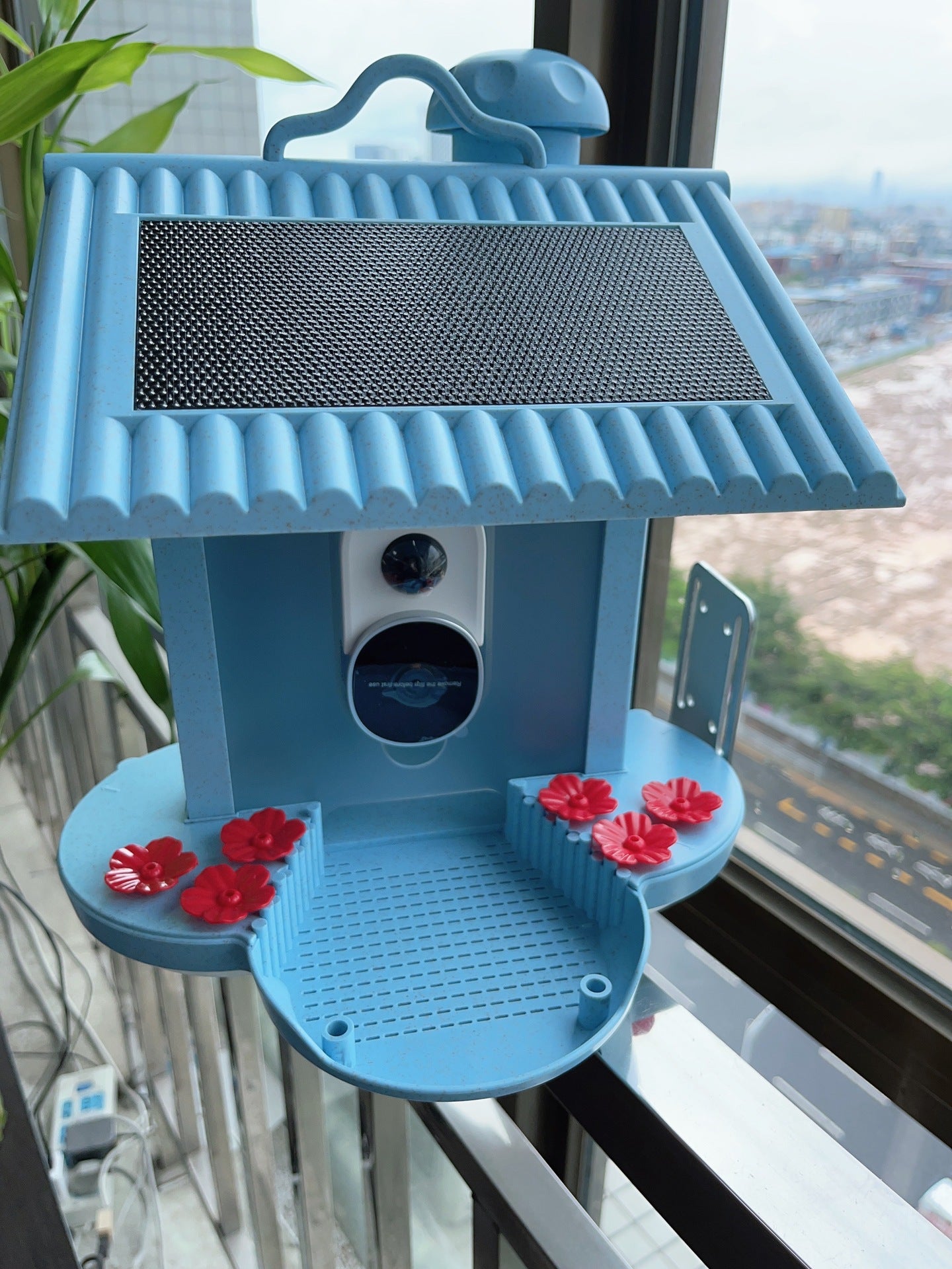 Alimentation intelligente 160 degrés large angle AI identifier les oiseaux