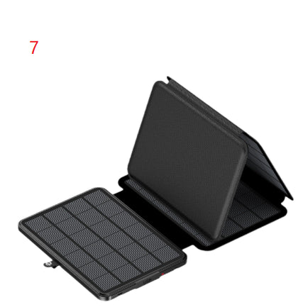 Chargeur d'urgence de charge solaire pliant